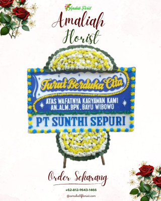 Papan Bunga Duka di Koroptak