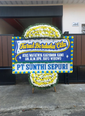 Papan Bunga Duka di Koroptak